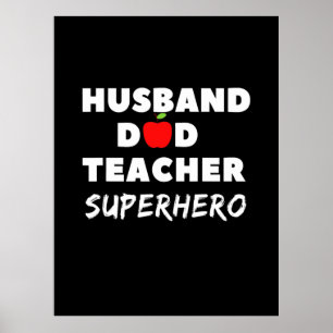 Fars dag Lärare i Toppen Pappa Poster