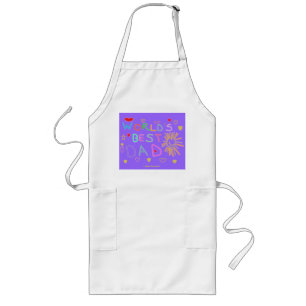 FARS DAG LONG KITCHEN APRONS - BEST PAPPA GIFTS LÅNGT FÖRKLÄDE