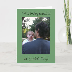 Fars dag Loving Memorials PHOTO Kort