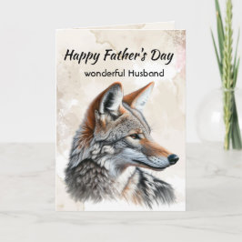 Fars dag Make Husvattenfärg Coyote Helgkort
