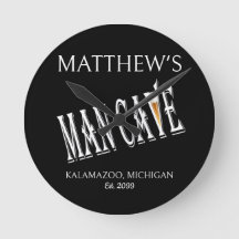 Fars dag Man Cave Pub Clock Sign