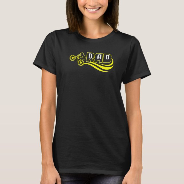 Fars dag Manar Coola Rad Pappa Bästa pappa T Shirt (Framsida)