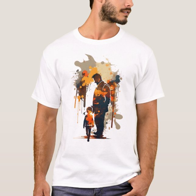 Fars dag mans uk T-shirt (Framsida)