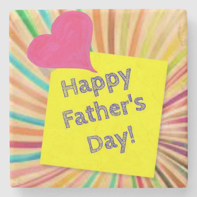 Fars dag Marble Stone Underlägg (Framsidan)