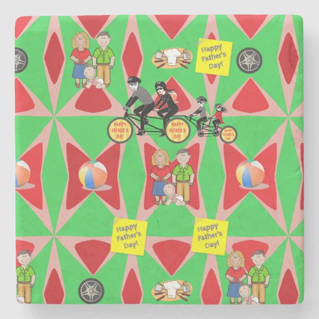 Fars dag Marble Stone Underlägg (Framsidan)