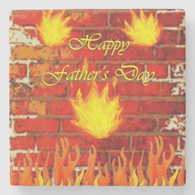 Fars dag Marble Stone Underlägg (Framsidan)