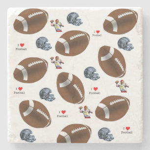 Fars dag Marble Stone Underlägg fotboll