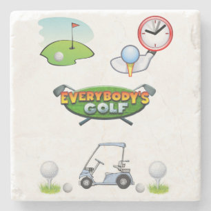 Fars dag Marble Stone Underlägg Golf