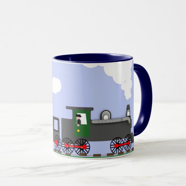 Fars dag med tåg mugg (Framsida höger)