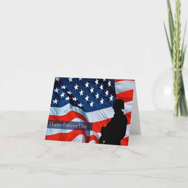 Fars dag militärkort kort (Framsida)