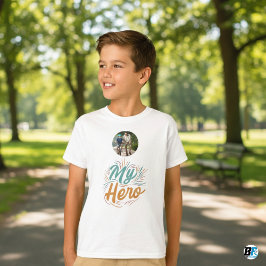 Fars dag | Min Hero | Foto med Pappa T Shirt