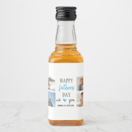 Fars dag Mini Liquor Flaska-etiketter Gift Spritflaskor Etikett