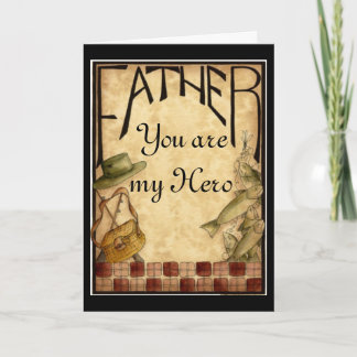 Fars dag Mitt Hero-kort Kort