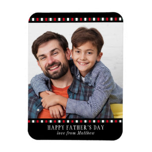 Fars dag Modern Anpassningsbar Personlig Photo Magnet