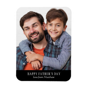 Fars dag Modern Personlig Photo Magnet