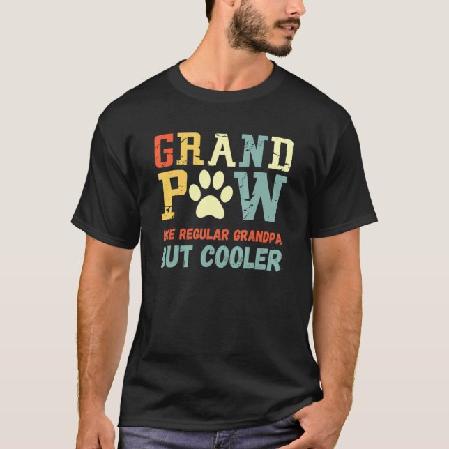 Fars dag morfar som vanliga morfar men Coola T Shirt (Framsida)