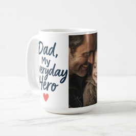 Fars dag Mugg med Anpassningsbar Photo - Gift för