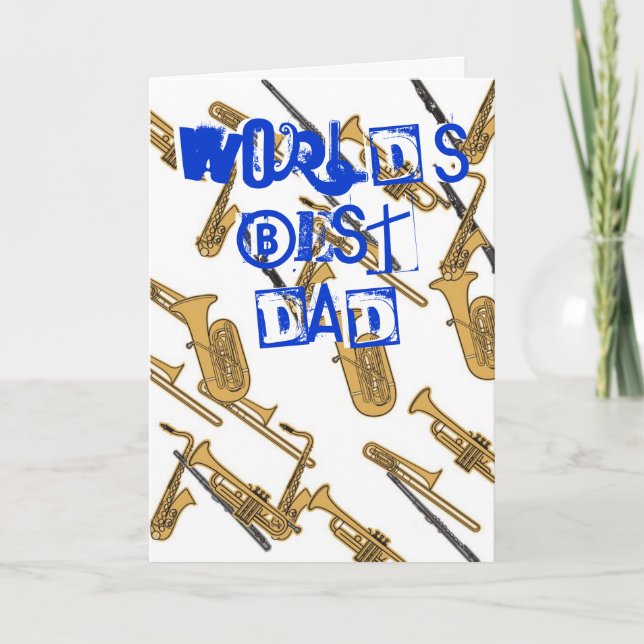 Fars dag musikaliskt kort (Framsida)