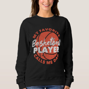 Fars dag My Favorite Basketball Player anropar M T Shirt