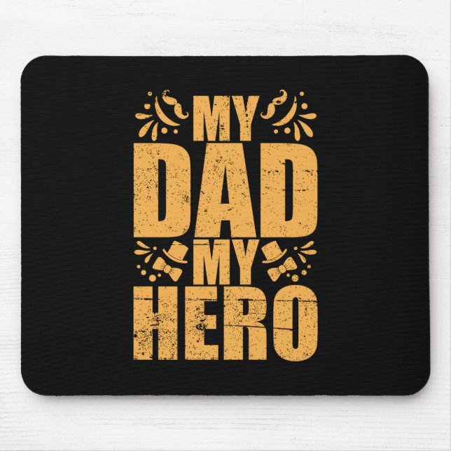 Fars dag My Pappa My Hero Musmatta (Framsidan)