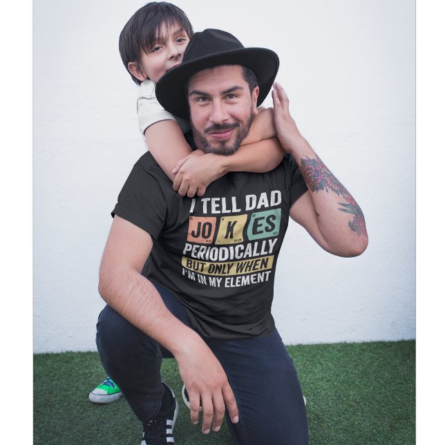 Fars dag nerd Pappa Science Math-gåva T Shirt (Skapare uppladdad)