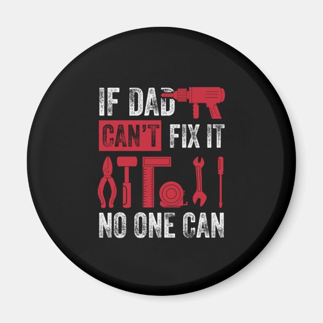 Fars dag om Pappa inte kan åtgärda Magnet (Framsidan)