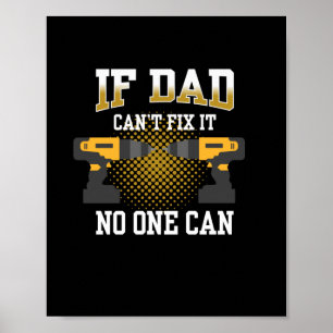 Fars dag om Pappa inte kan åtgärda Poster