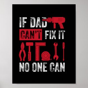 Fars dag om Pappa inte kan åtgärda Poster