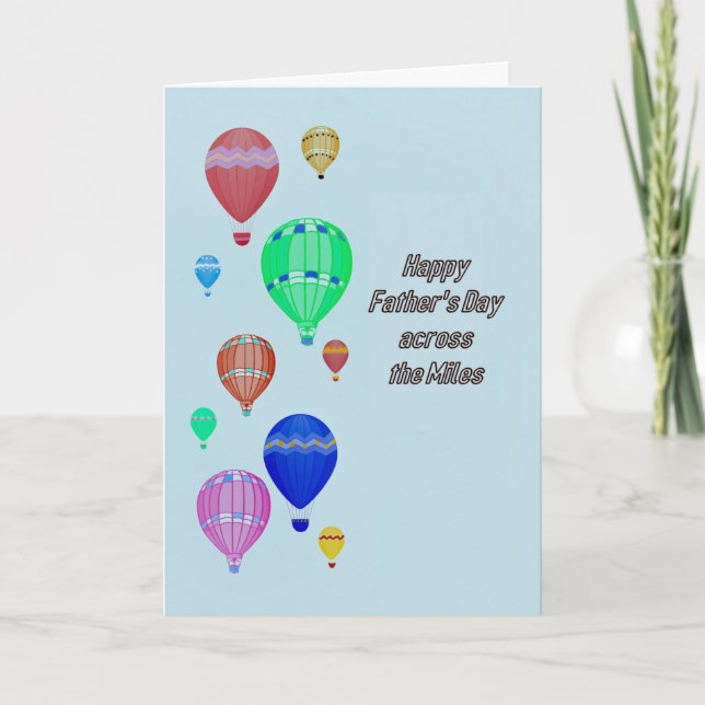 Fars dag över sjön kort (Framsida)