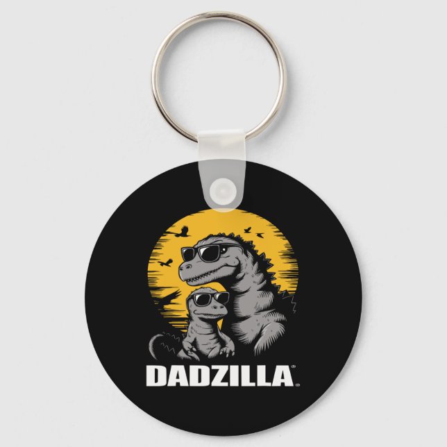 Fars dag överraskning för Ultimate Dino Pappa - Nyckelring (Framsida)