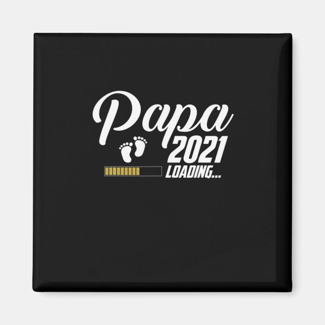 Fars dag | Pappa 2021 Första gången Far Magnet (Framsidan)