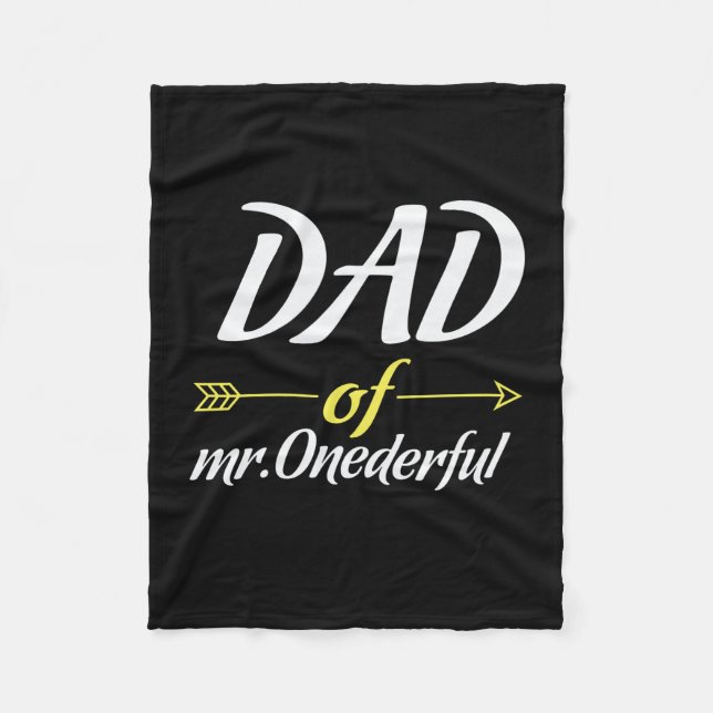 Fars dag Pappa av Onederful Fleecefilt (Framsidan)