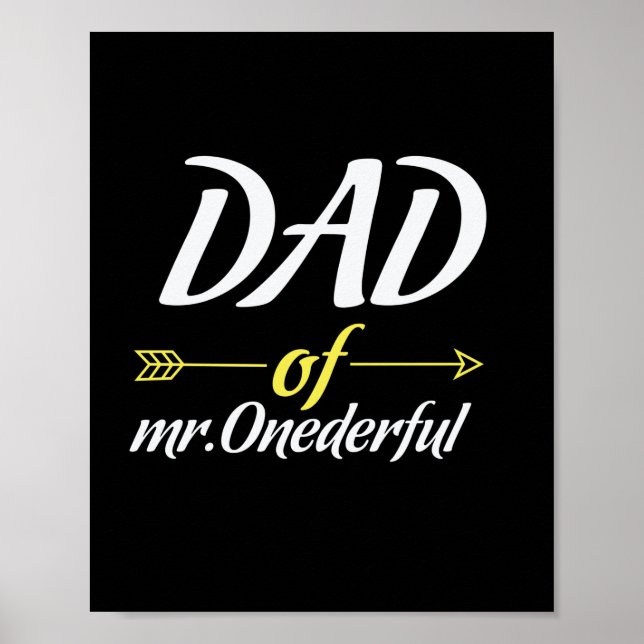 Fars dag Pappa av Onederful Poster (Framsidan)