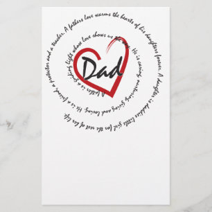 Fars dag Pappa Brevpapper