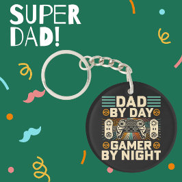 Fars dag Pappa efter dagspatent (gamer) på natten