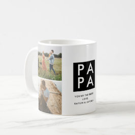 Fars dag Pappa fotokollage Coffee Mugg