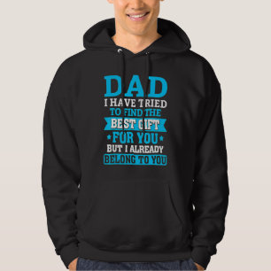 Fars dag Pappa från dotterns barnmorska till pappa Hoodie