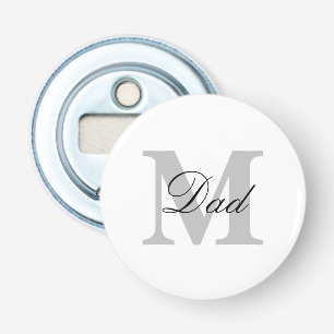 fars dag Pappa Monogram Initialer Anpassningsbar G Flasköppnare