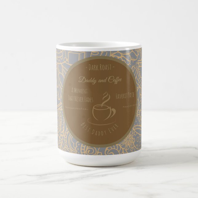 Fars Dag, Pappa och Kaffe,Bästa Pappa Någon Gång K Magisk Mugg (Center)
