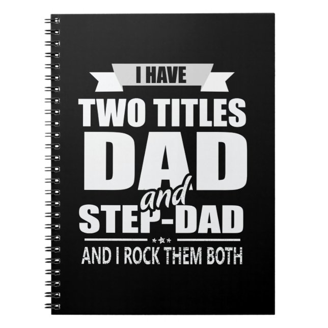 Fars dag Pappa och Pappa I Sten dem Anteckningsbok (Framsidan)