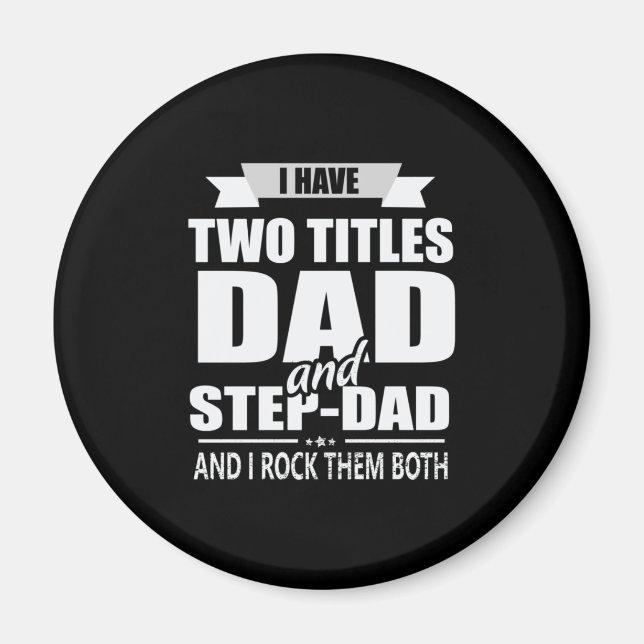 Fars dag Pappa och Pappa I Sten dem Magnet (Framsidan)