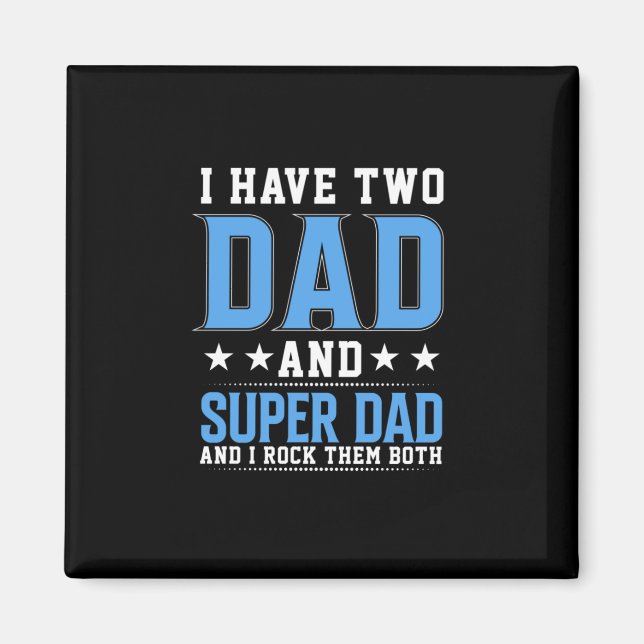 Fars dag Pappa och Toppen I Sten dem Magnet (Framsidan)