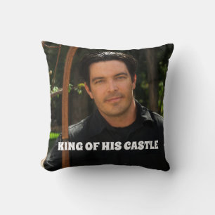 FARS DAG PAPPA PHOTO PILLOW KUNG I HANS CASTLE KUDDE