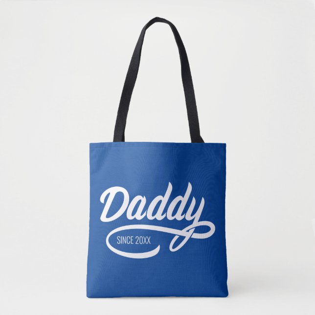 Fars dag - Pappa sen... Tygkasse (Framsida)