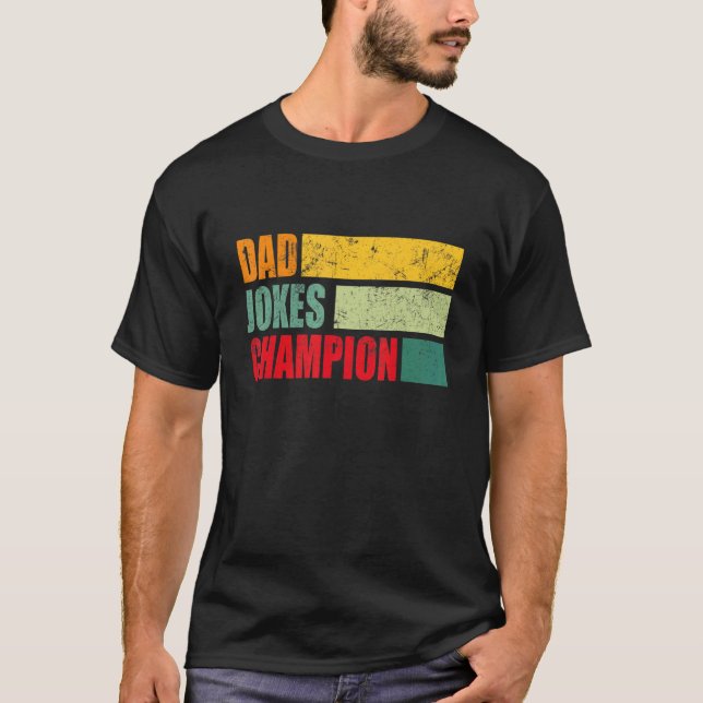 Fars dag Pappa-skämtmästaren För manar Pappa Pappa T Shirt (Framsida)
