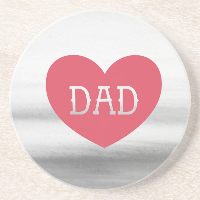 Fars dag Pappa, toppen, pappa, Bästa pappa, Underlägg Sandsten (Framsidan)