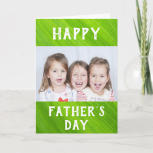 Fars dag Pappa Worlds Best Aldrids Kids Photo Kort