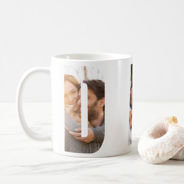 Fars Dag | Pappafoto Platshållare Mall Kaffemugg (Med munk)