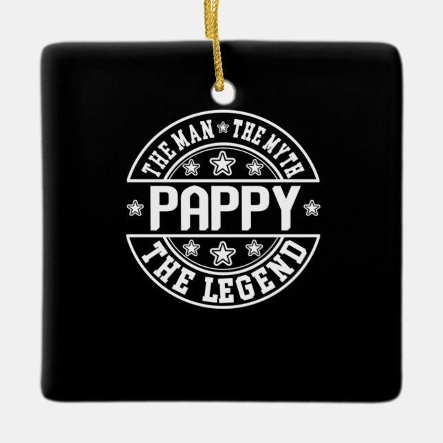 Fars dag| Pappera mannen på myten om förklaringen Julgransprydnad Keramik (Framsida)