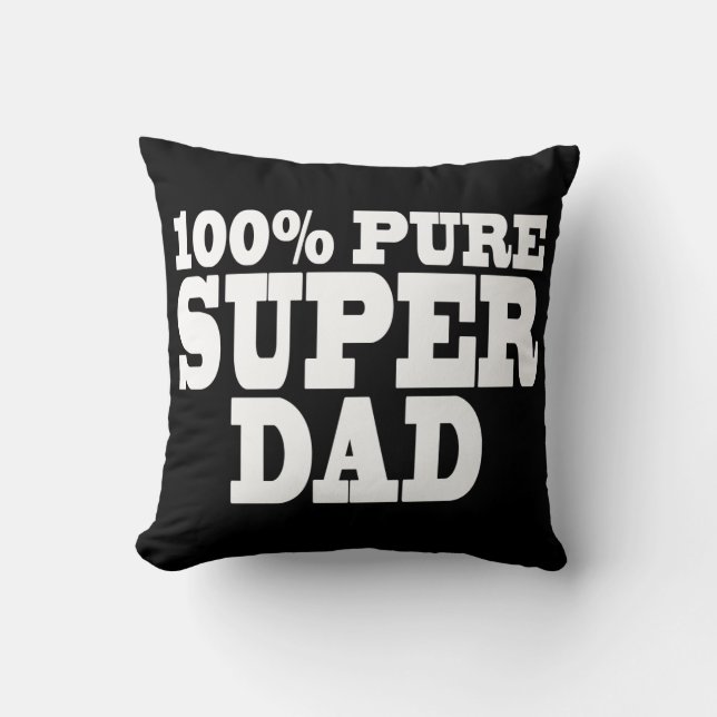 Fars dag & papporfödelsedagar: 100% rena toppna kudde (Framsida)